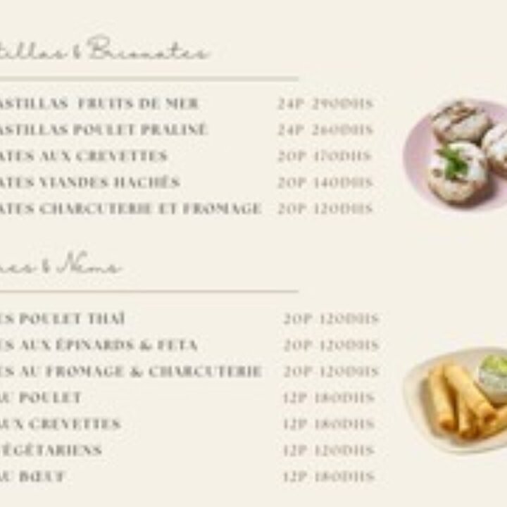 Traiteur safran et vanilla